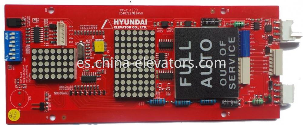 Red HIP Board for Hyundai Elevators 26300047